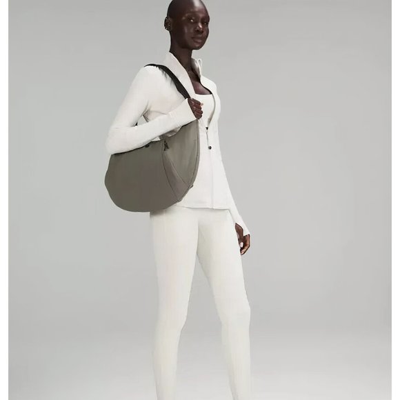 Lululemon Pleated Shoulder Bag 10L Grey Sage - Picture 11 of 12